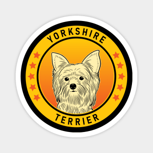 Yorkshire Terrier Dog Portrait Magnet